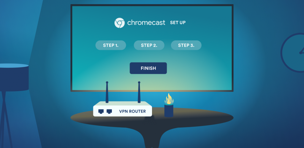 Setting up Chromecast with a VPN when the router is ready